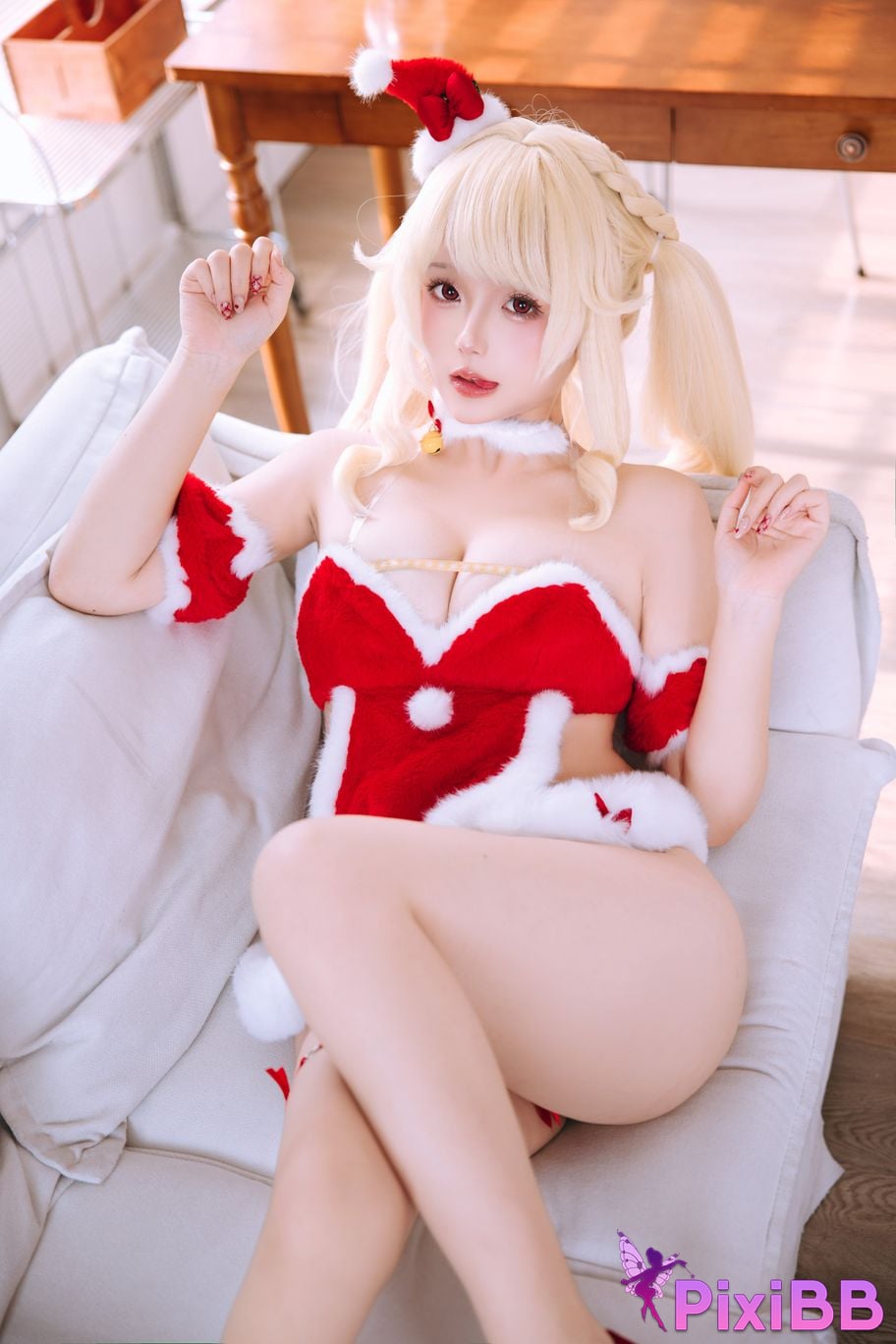 Cosplayer Hinajiao Christmas day PixiBB.COM 046