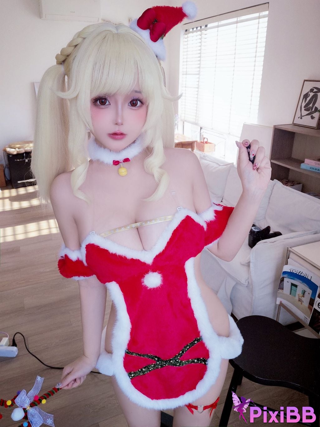 Cosplayer Hinajiao Christmas day PixiBB.COM 074