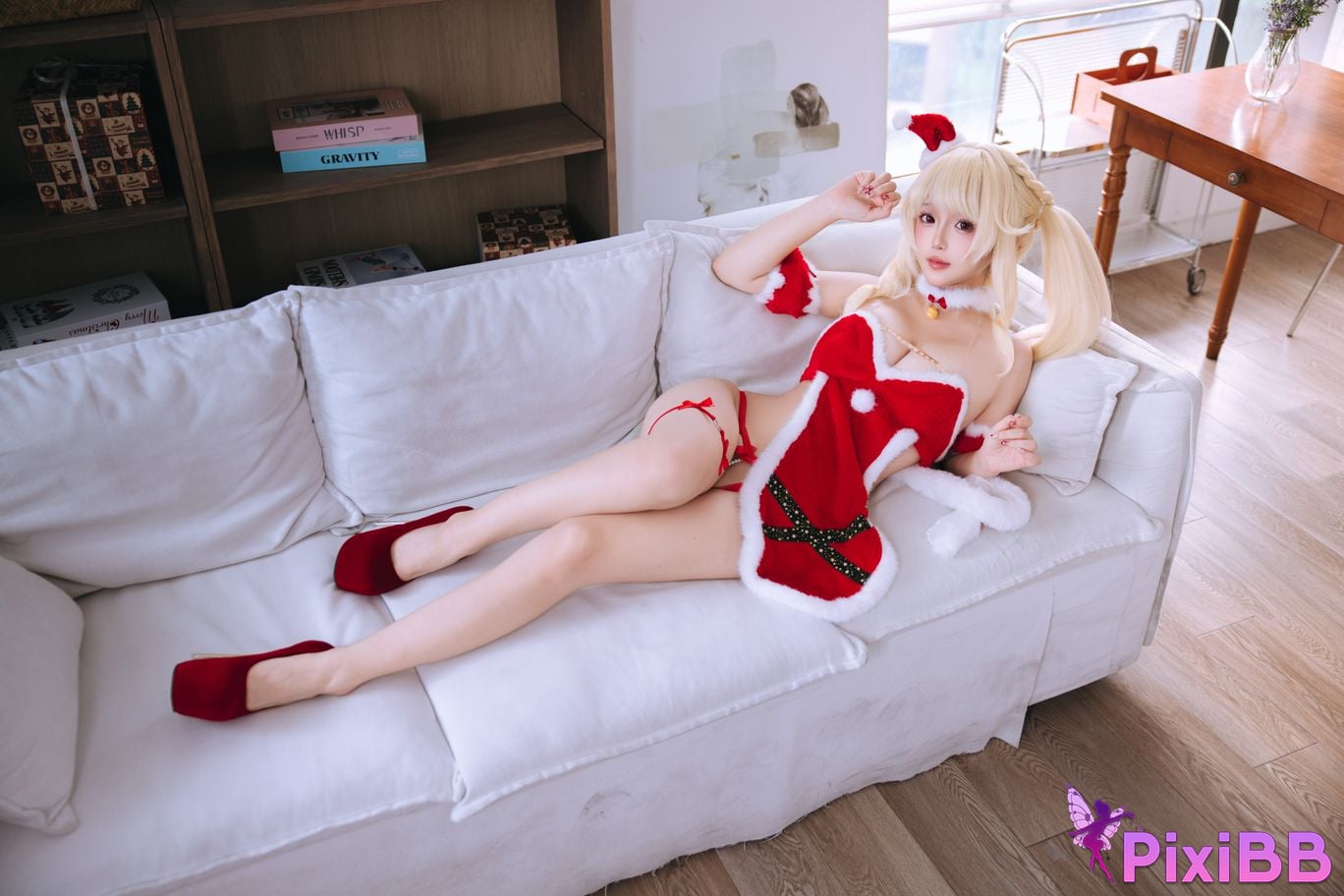 Cosplayer Hinajiao Christmas day PixiBB.COM 108