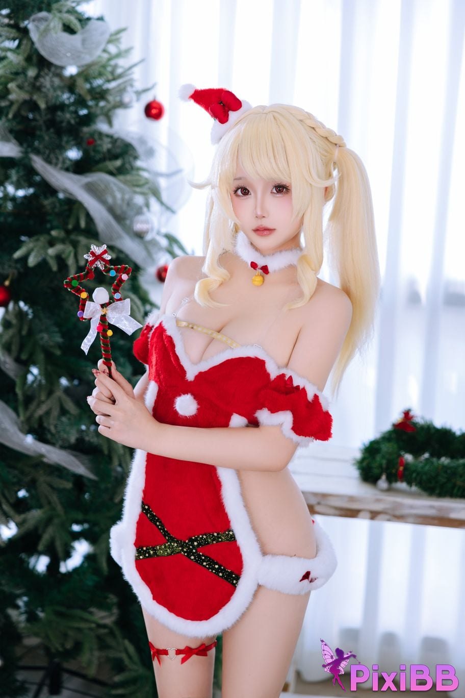 Cosplayer Hinajiao Christmas day PixiBB.COM 164