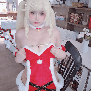 Cosplayer Hinajiao Christmas day PixiBB.COM 186