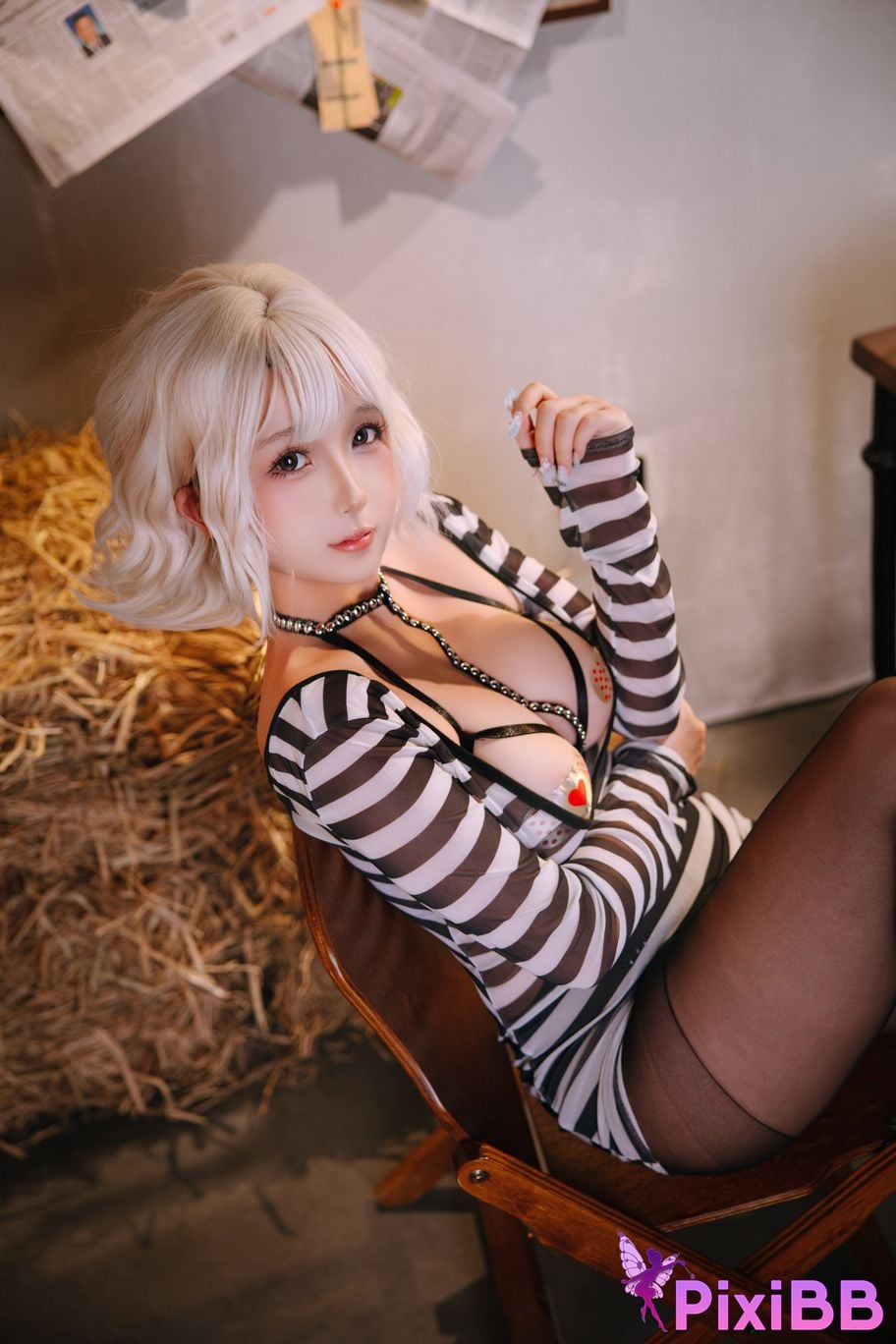 Cosplayer Hinajiao Interrogation Room PixiBB.COM 056