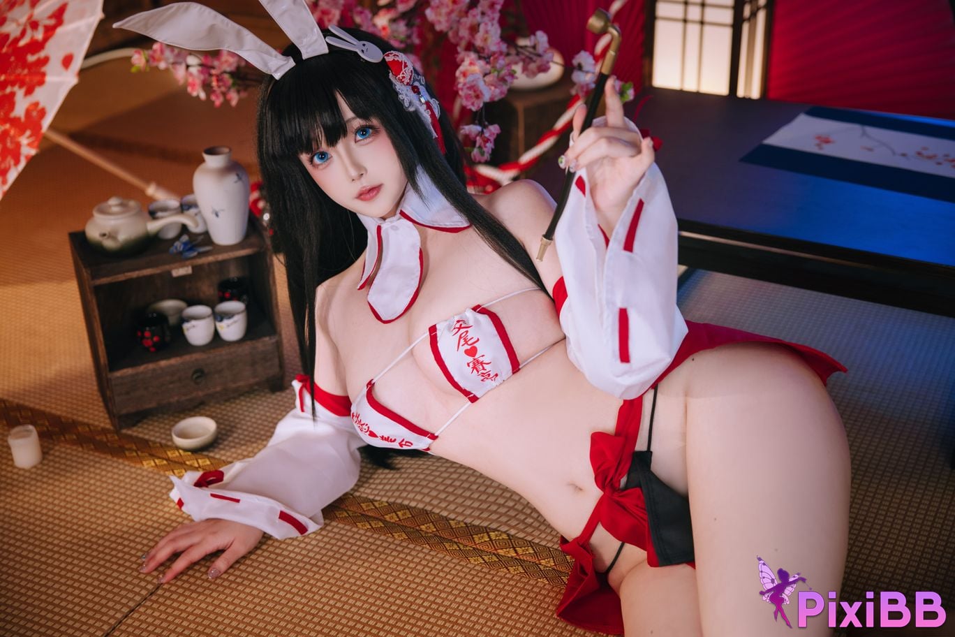 Cosplay Hinajiao Azur Lane Oyama Bunny Girl PixiBB.COM 019