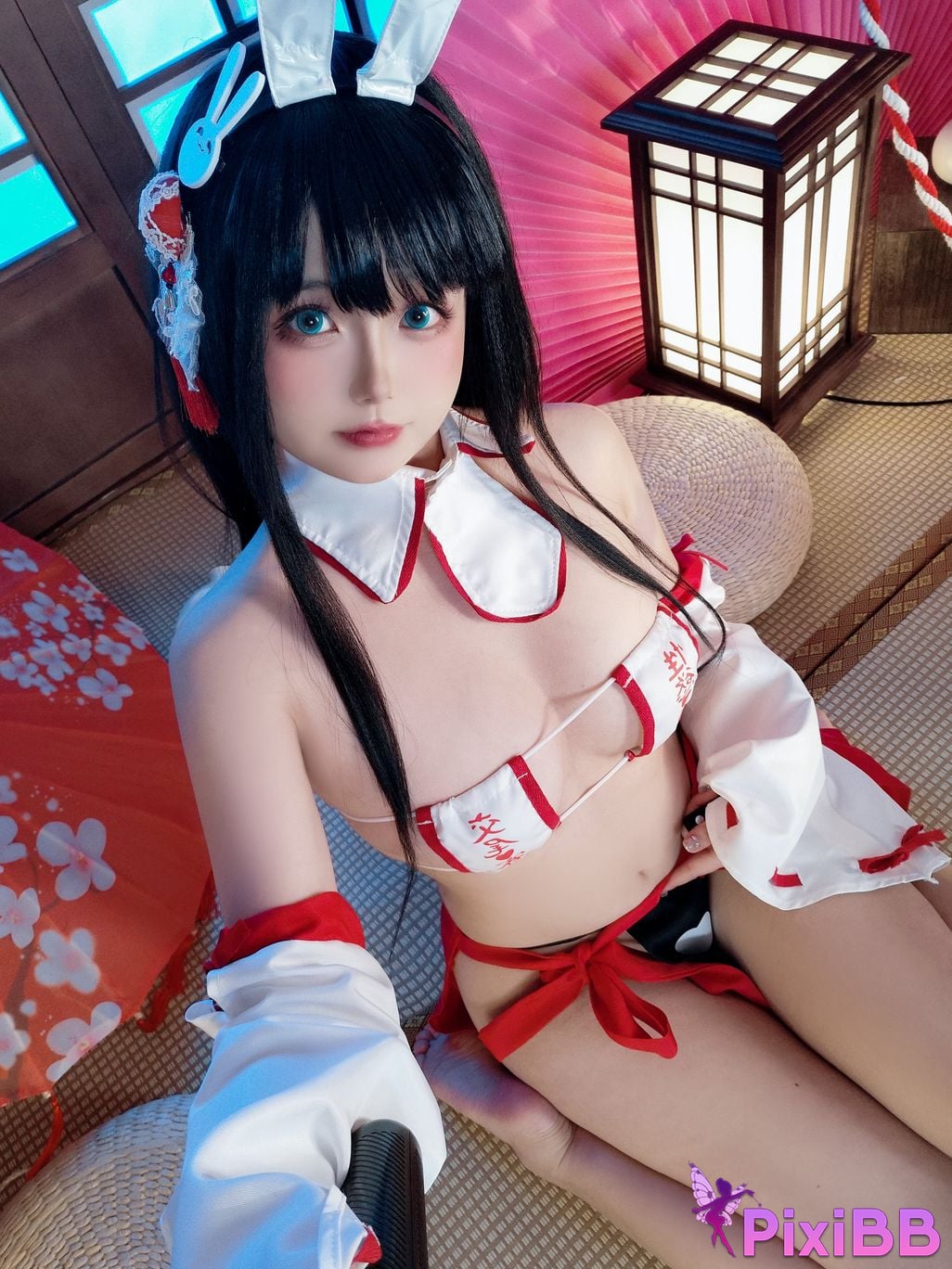 Cosplay Hinajiao Azur Lane Oyama Bunny Girl PixiBB.COM 037