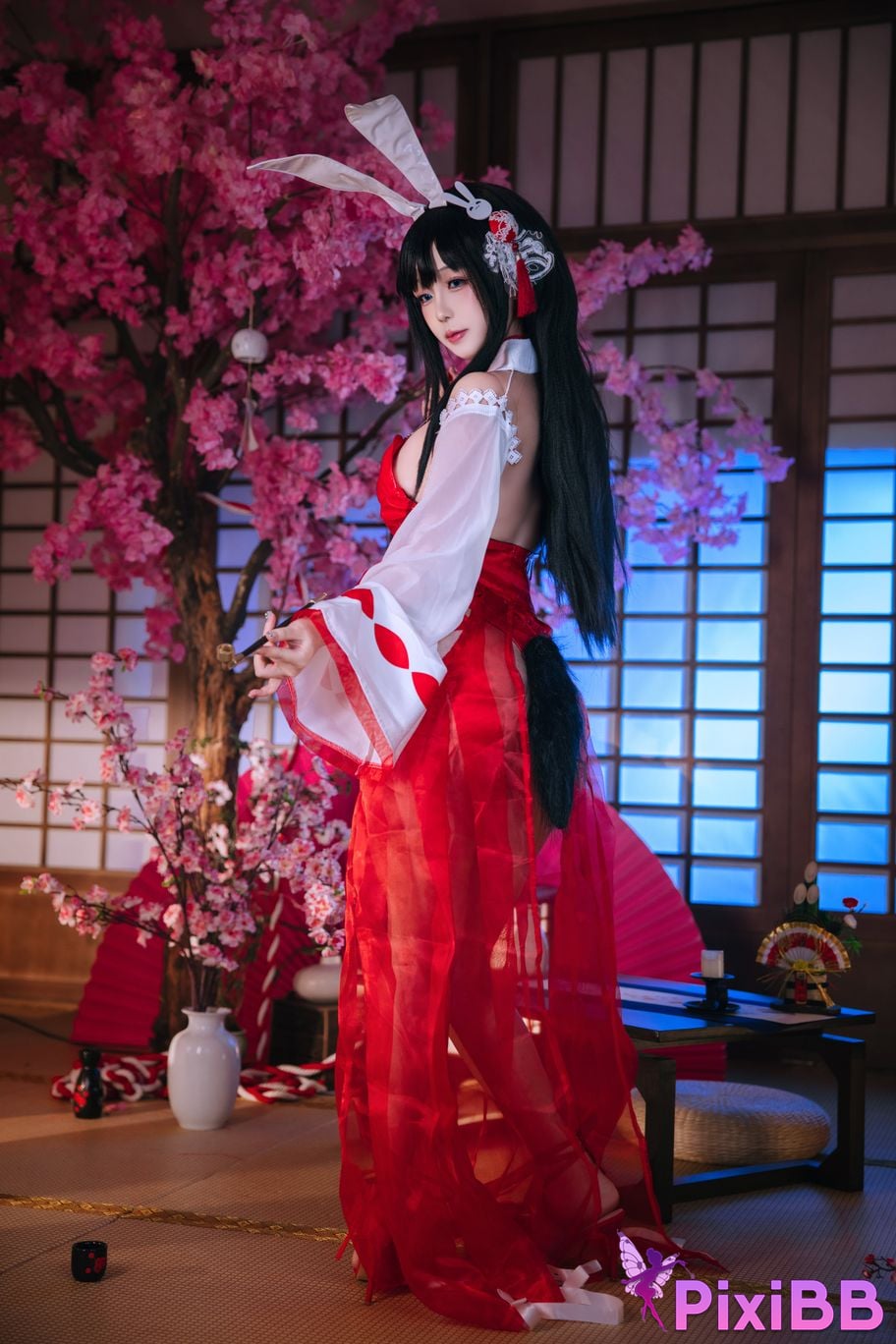 Cosplay Hinajiao Azur Lane Oyama Bunny Girl PixiBB.COM 046