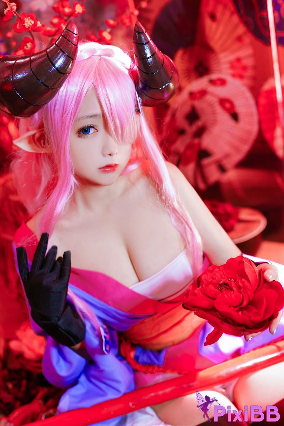 Cosplay Hinaga Azure Fantasy Narumea PixiBB.COM 006