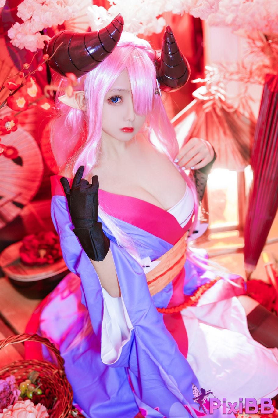 Cosplay Hinaga Azure Fantasy Narumea PixiBB.COM 012