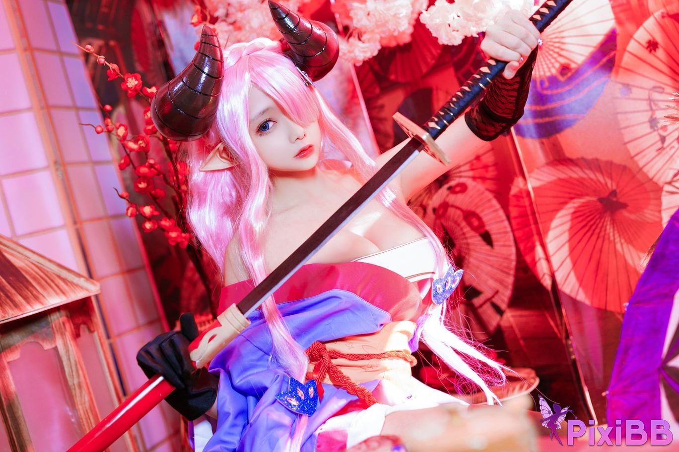 Cosplay Hinaga Azure Fantasy Narumea PixiBB.COM 018