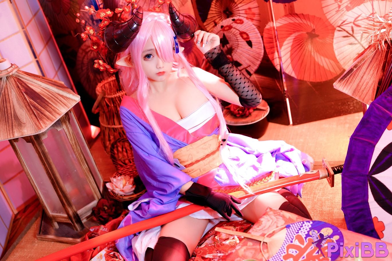 Cosplay Hinaga Azure Fantasy Narumea PixiBB.COM 023