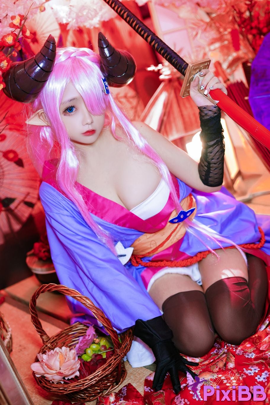 Cosplay Hinaga Azure Fantasy Narumea PixiBB.COM 026