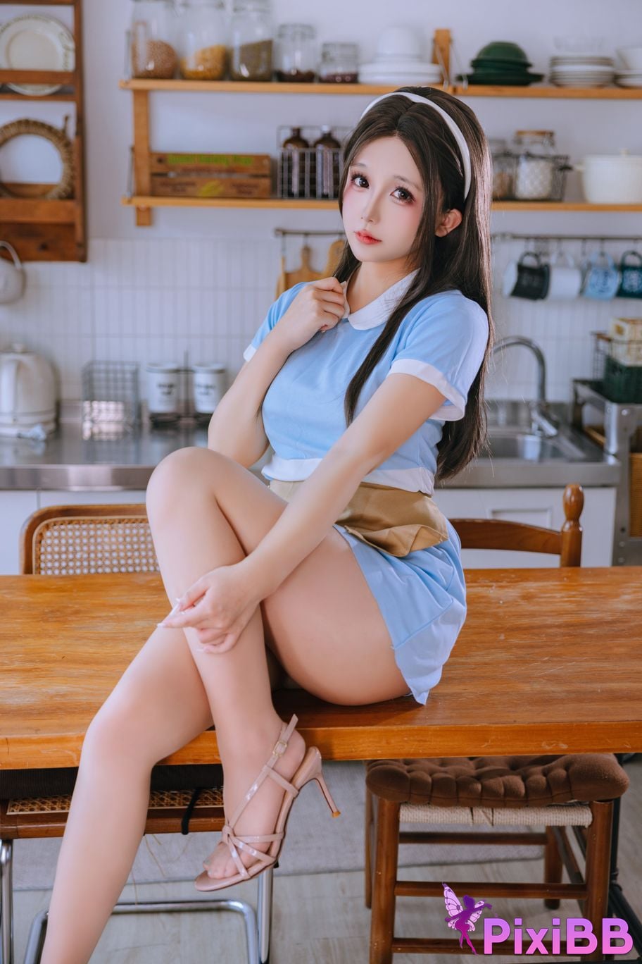 Cosplay Hinako Cake Salesman PixiBB.COM 002