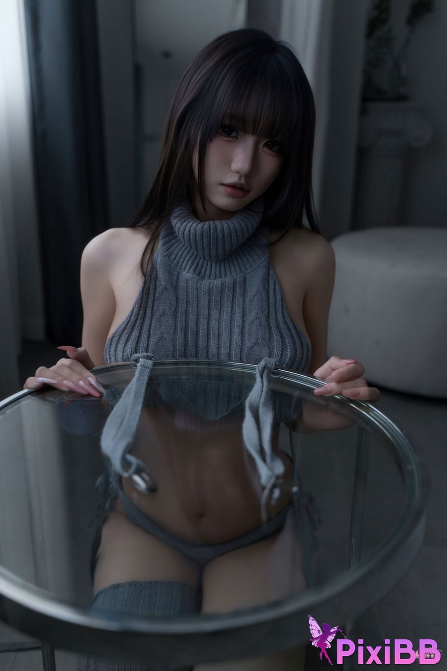 Cosplayer Qiqi be good home sweater PixiBB.COM 046