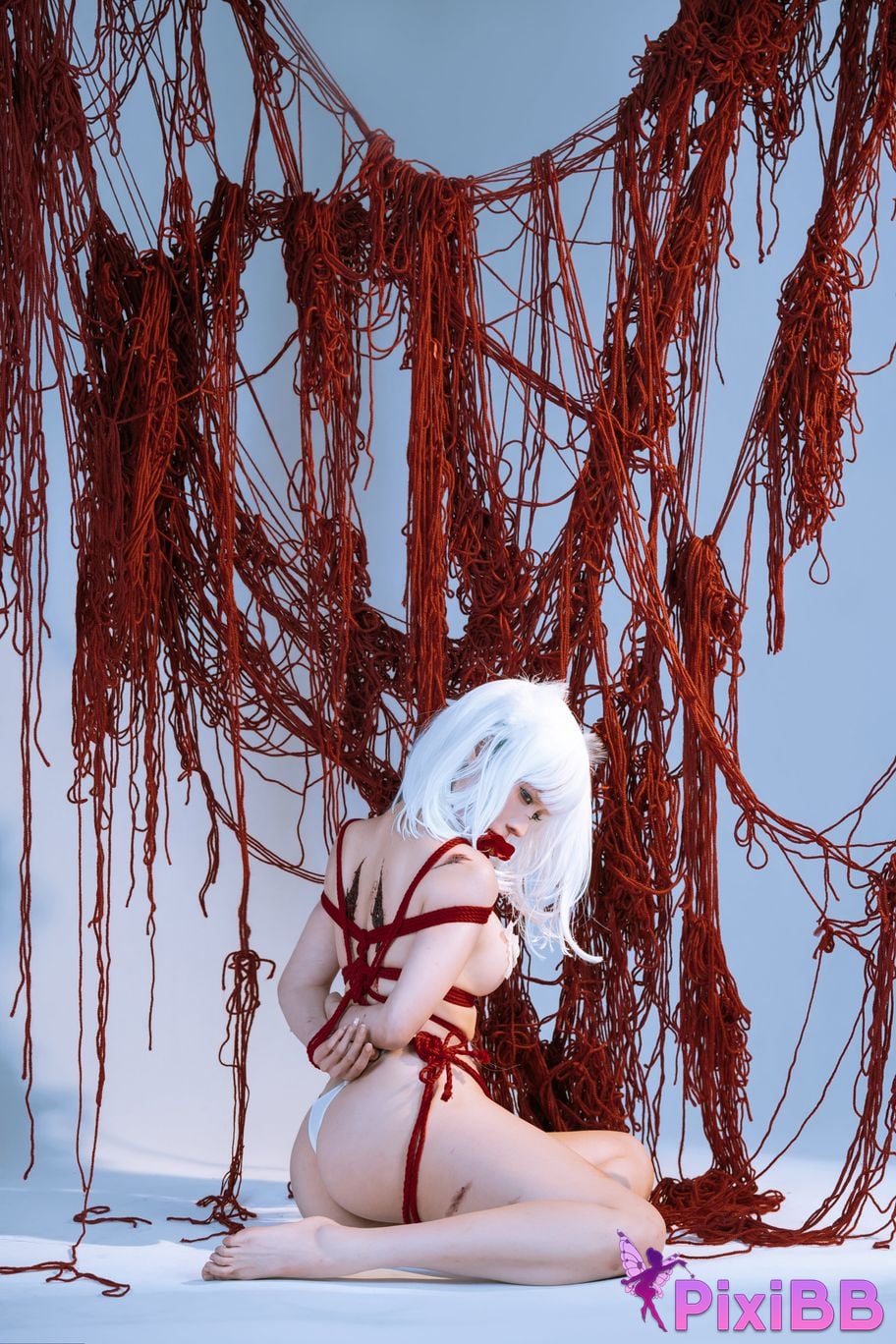 Cosplayer Stupid Momo chunmomo Broken wings PixiBB.COM 008