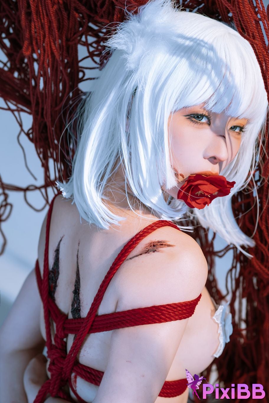 Cosplayer Stupid Momo chunmomo Broken wings PixiBB.COM 011