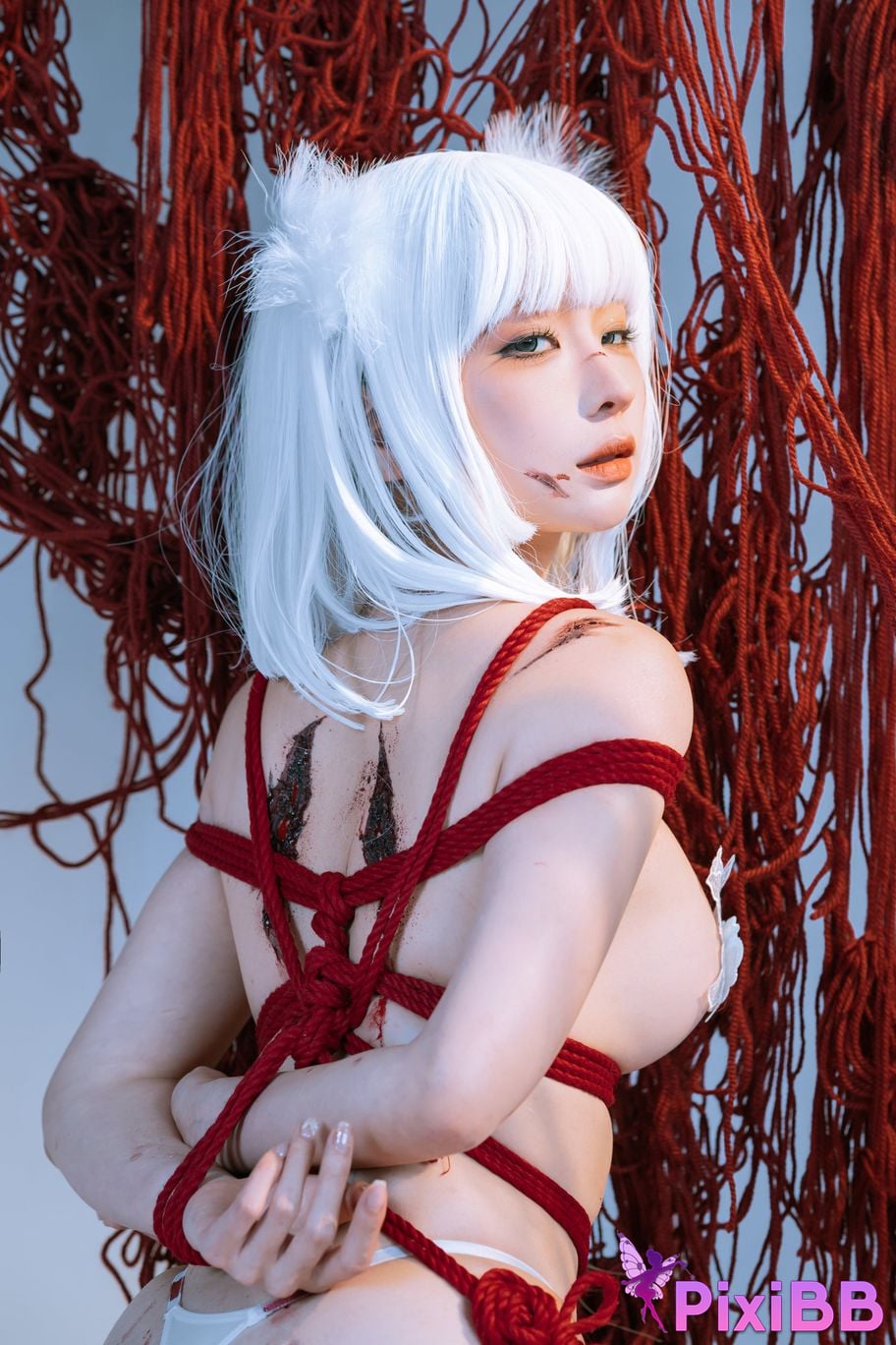 Cosplayer Stupid Momo chunmomo Broken wings PixiBB.COM 014