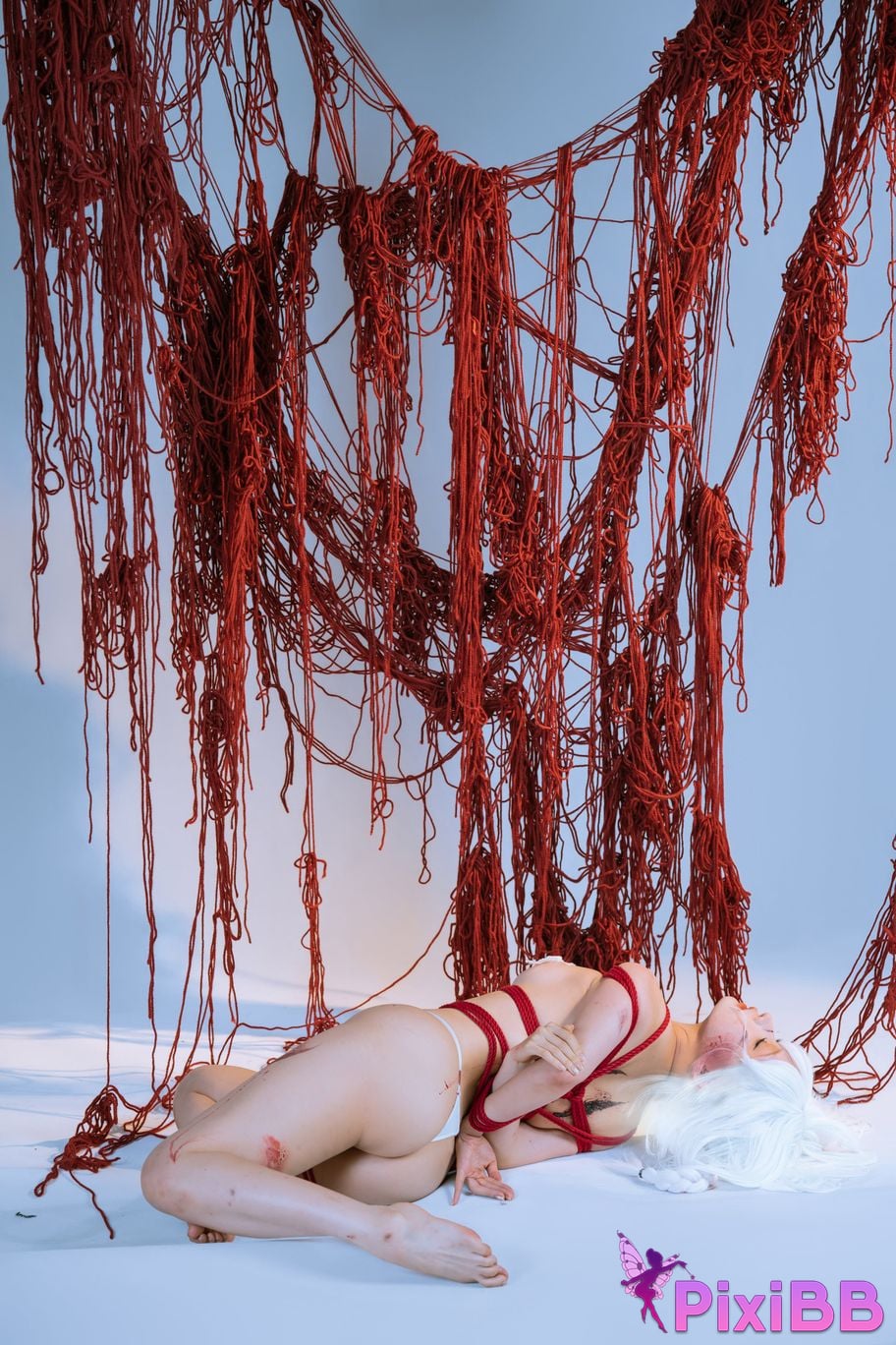 Cosplayer Stupid Momo chunmomo Broken wings PixiBB.COM 021