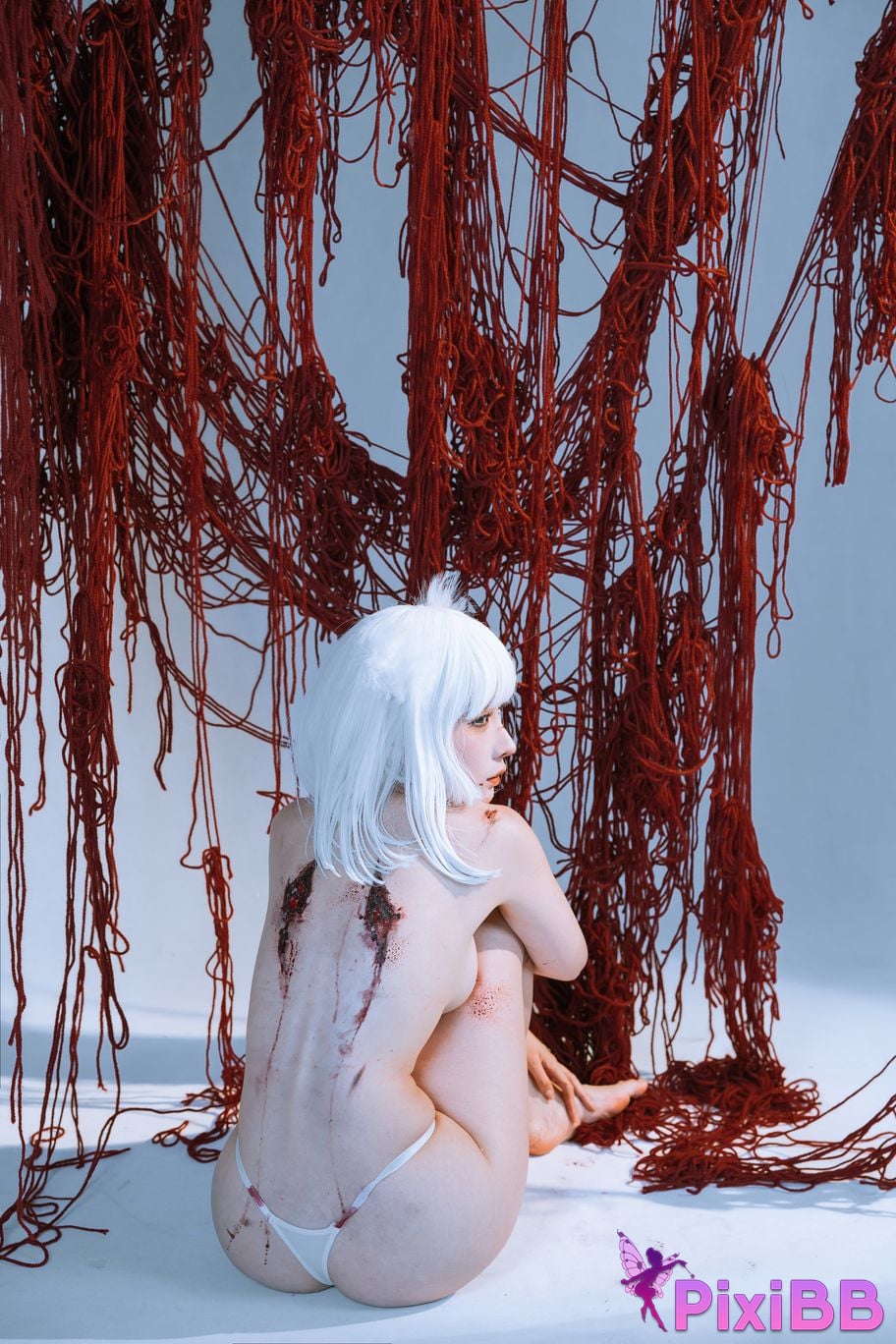 Cosplayer Stupid Momo chunmomo Broken wings PixiBB.COM 037