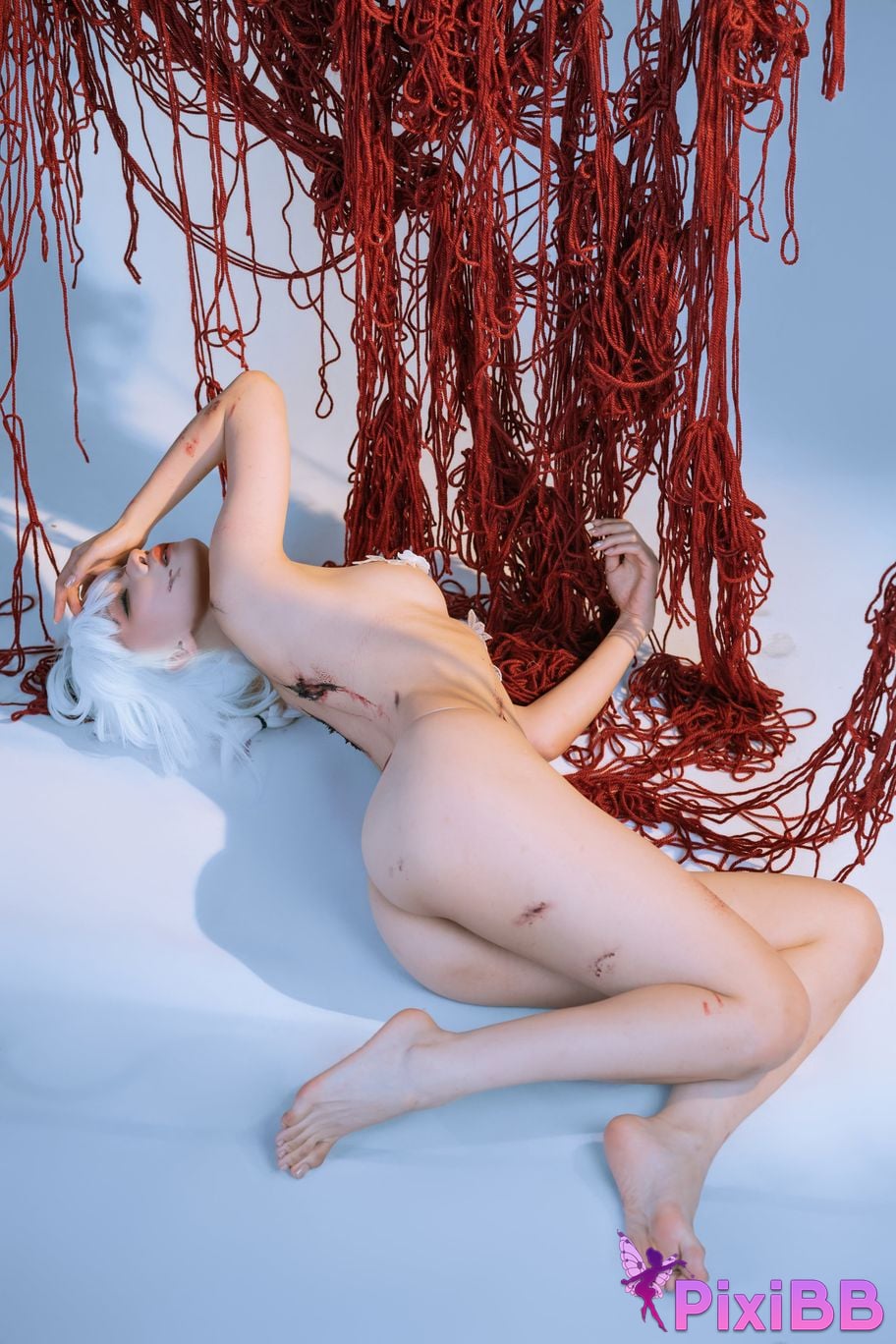 Cosplayer Stupid Momo chunmomo Broken wings PixiBB.COM 043