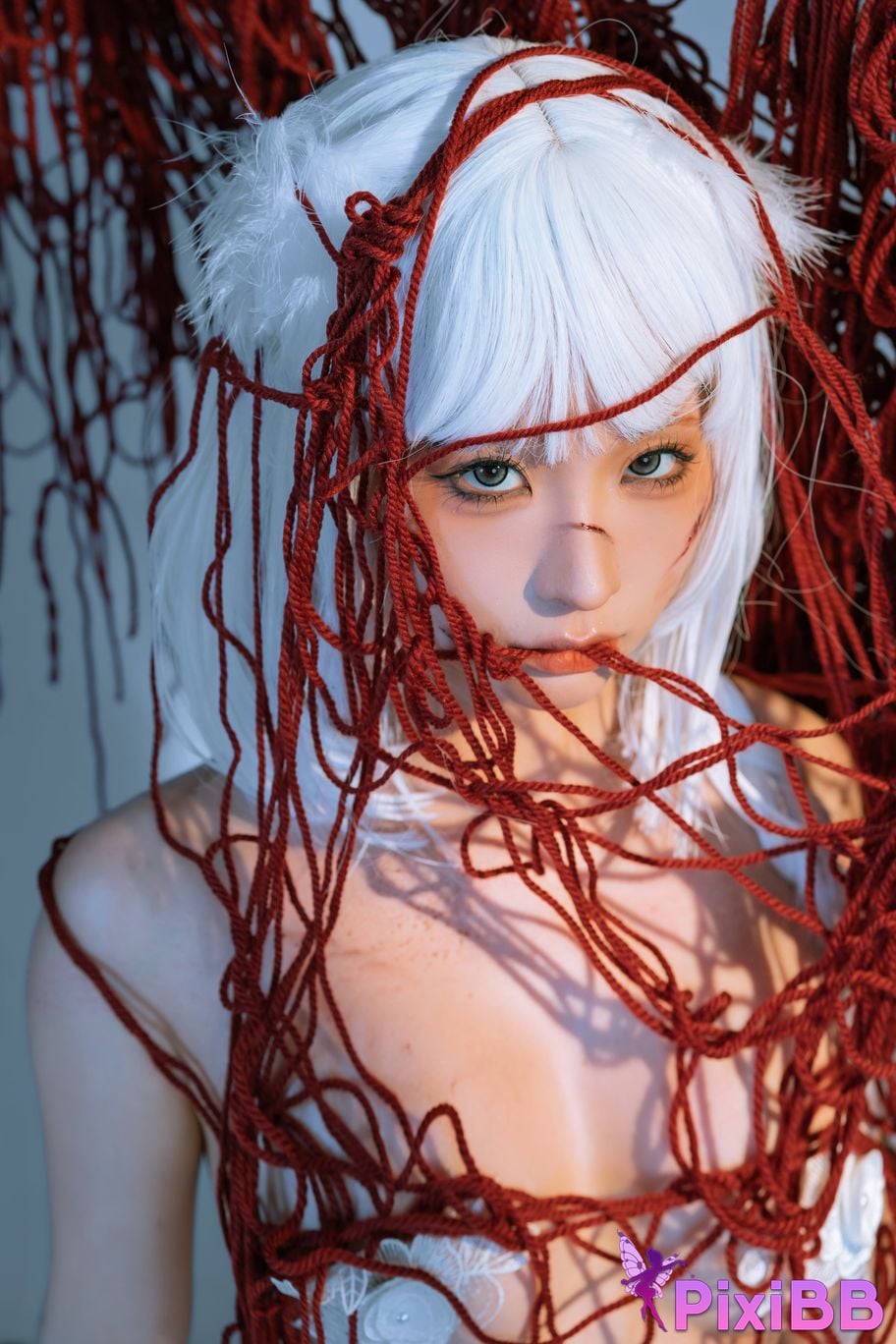 Cosplayer Stupid Momo chunmomo Broken wings PixiBB.COM 054