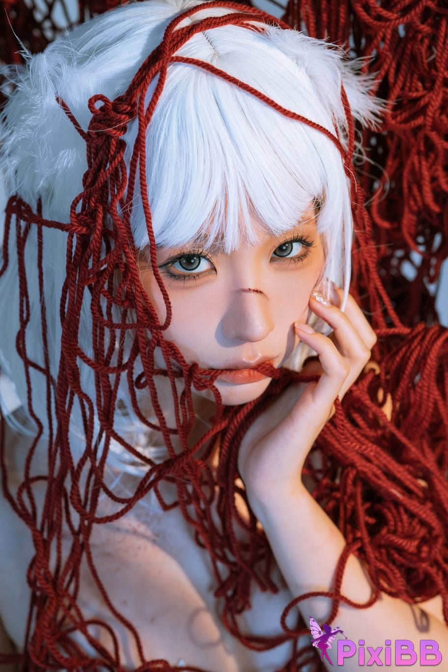 Cosplayer Stupid Momo chunmomo Broken wings PixiBB.COM 055