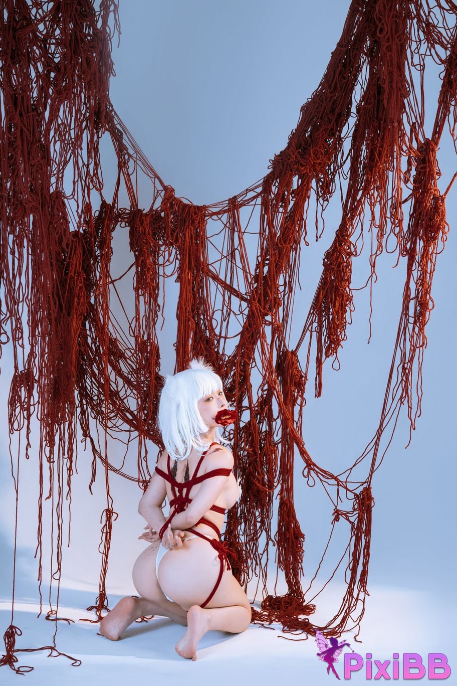 Cosplayer Stupid Momo chunmomo Broken wings PixiBB.COM 060