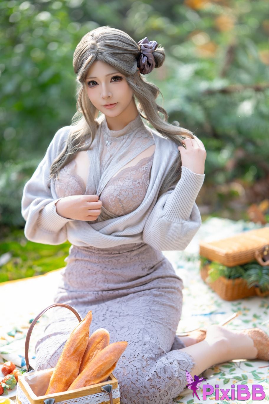 Cosplay yuuhuiYuhui Mrs. Spring outing plan PixiBB.COM 034