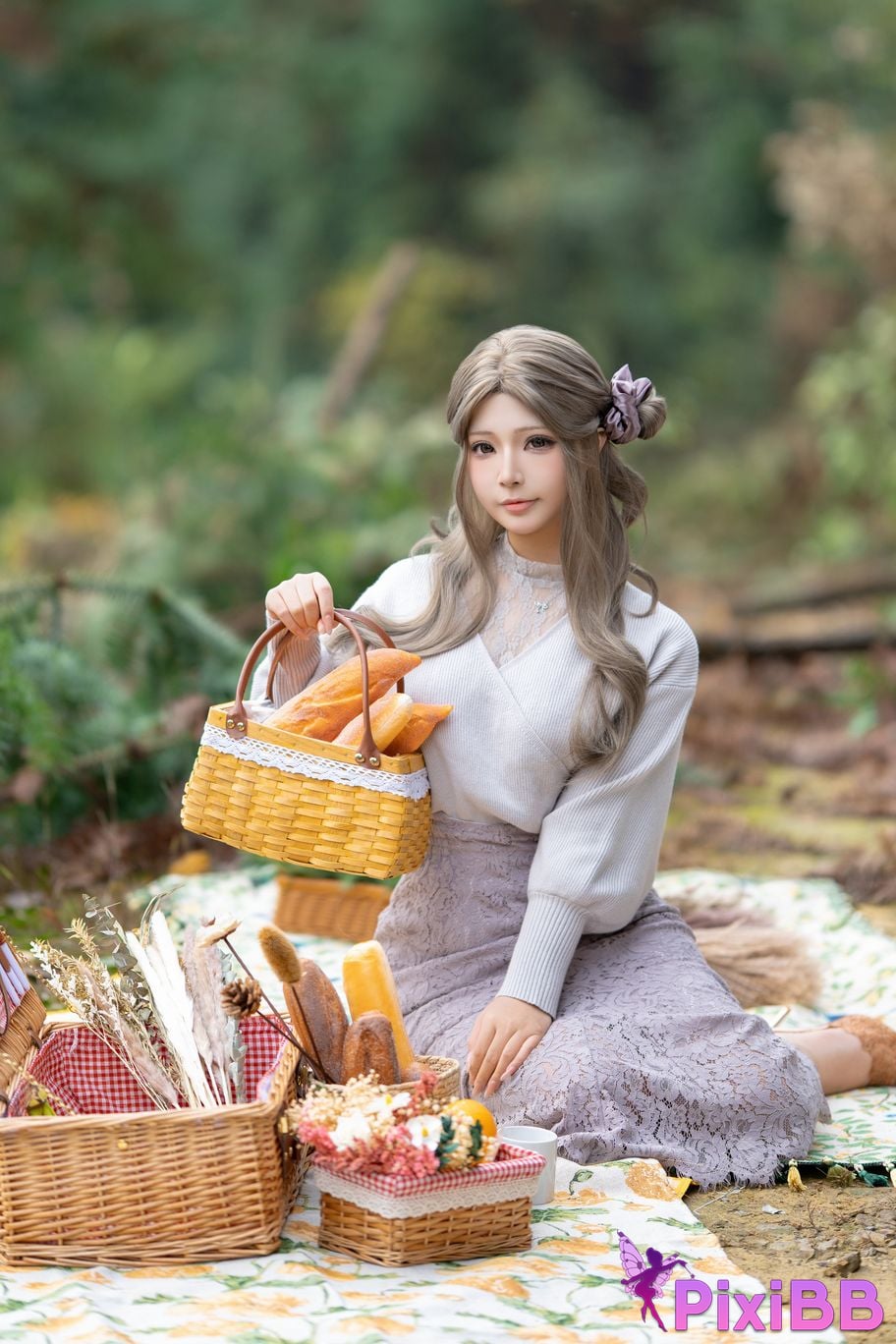 Cosplay yuuhuiYuhui Mrs. Spring outing plan PixiBB.COM 063