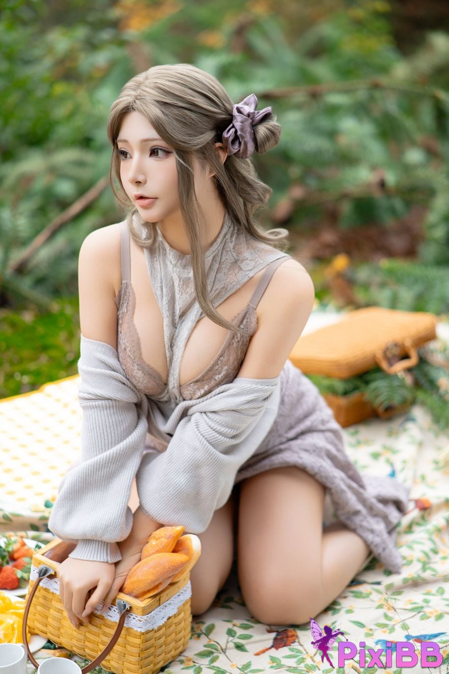 Cosplay yuuhuiYuhui Mrs. Spring outing plan PixiBB.COM 069