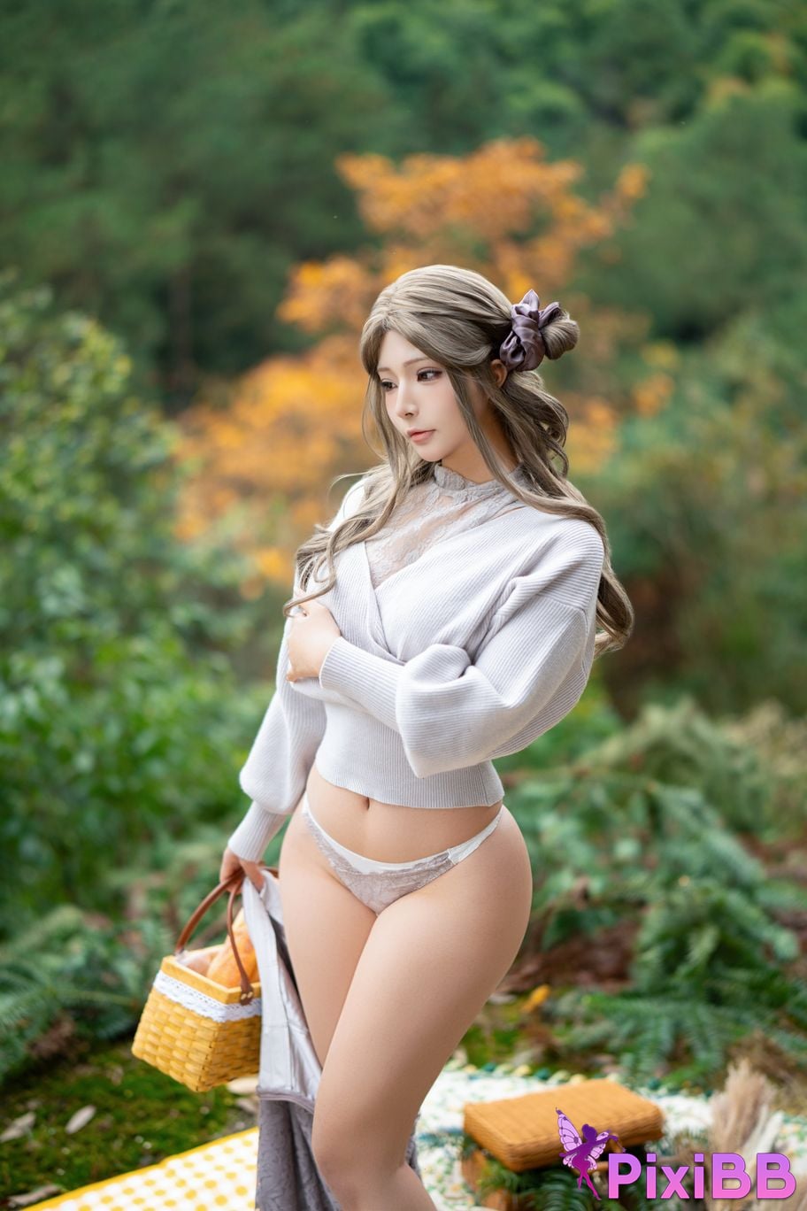 Cosplay yuuhuiYuhui Mrs. Spring outing plan PixiBB.COM 086