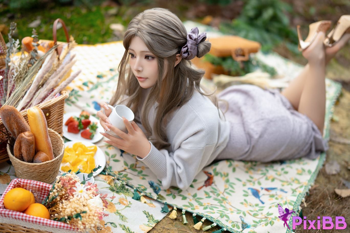 Cosplay yuuhuiYuhui Mrs. Spring outing plan PixiBB.COM 107