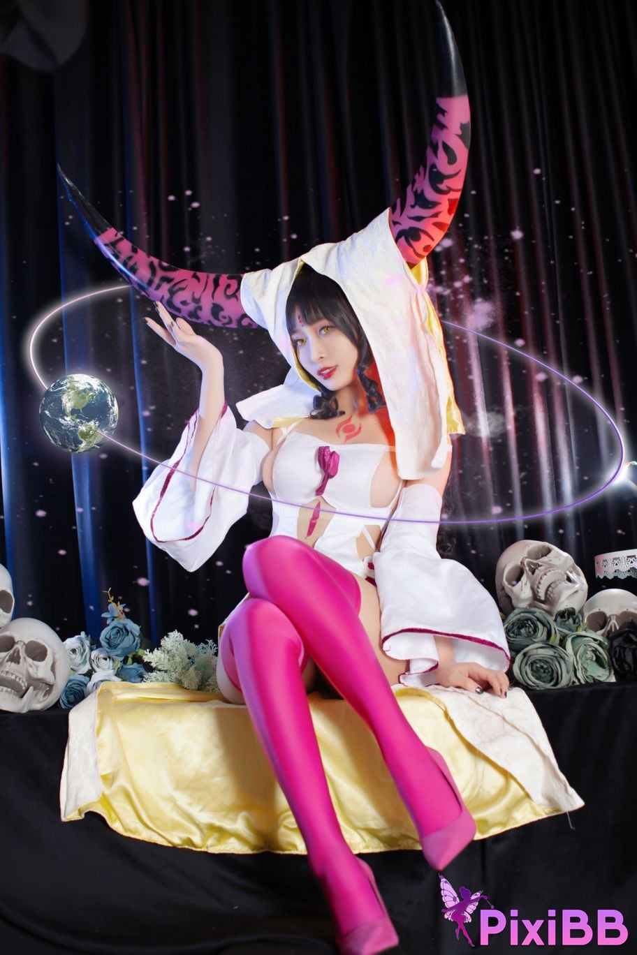 Cosplayer Luo Li LoLiSAMA FGO Sesshoin Kiara PixiBB.COM 007