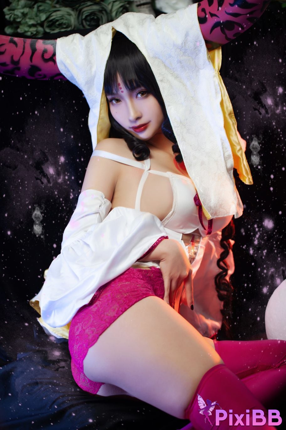 Cosplayer Luo Li LoLiSAMA FGO Sesshoin Kiara PixiBB.COM 012