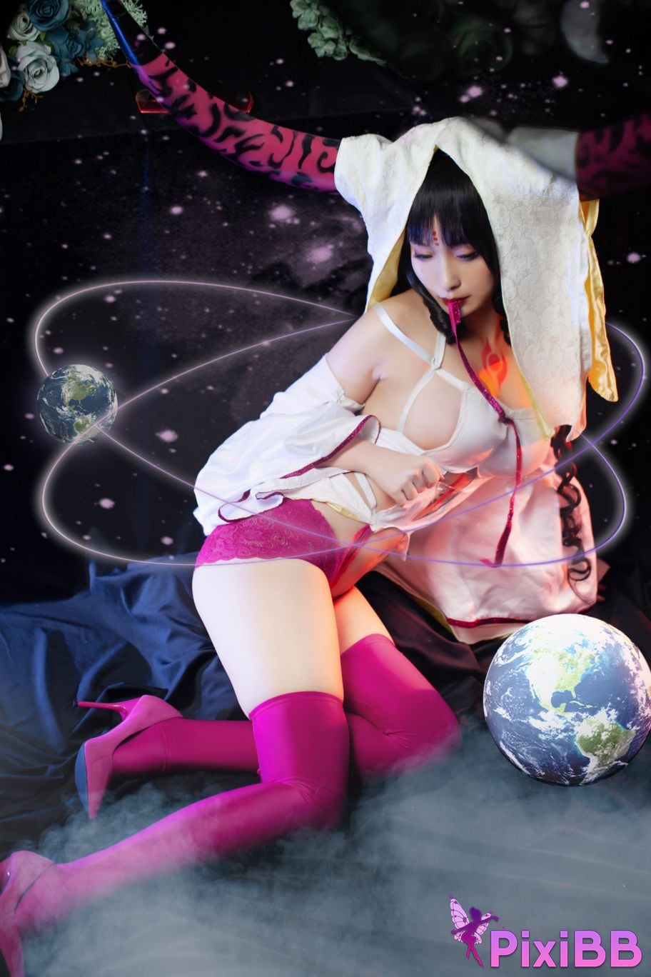 Cosplayer Luo Li LoLiSAMA FGO Sesshoin Kiara PixiBB.COM 013