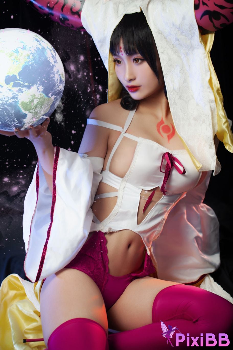 Cosplayer Luo Li LoLiSAMA FGO Sesshoin Kiara PixiBB.COM 014