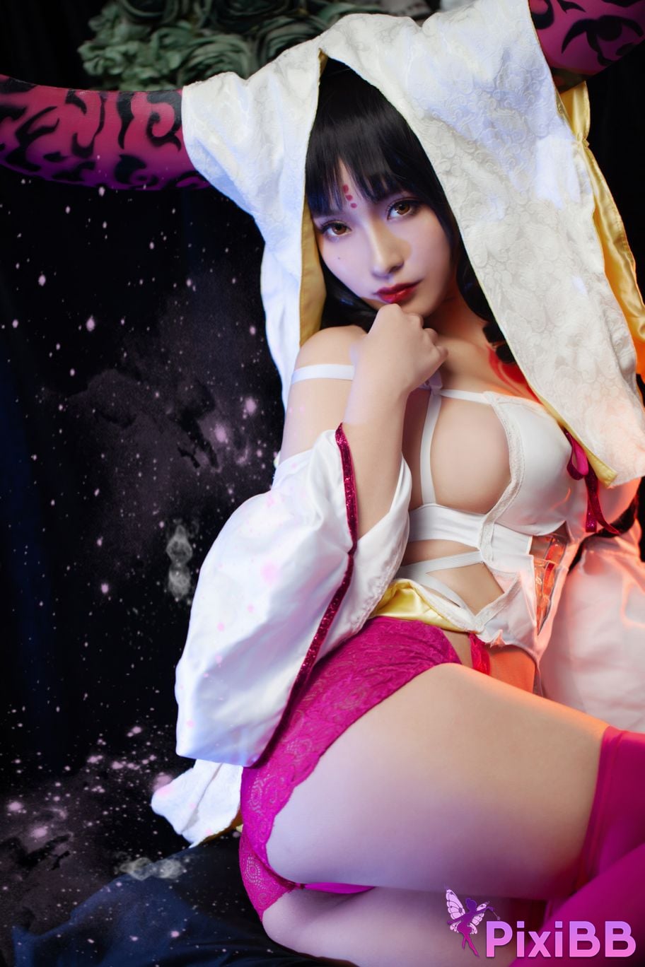 Cosplayer Luo Li LoLiSAMA FGO Sesshoin Kiara PixiBB.COM 015