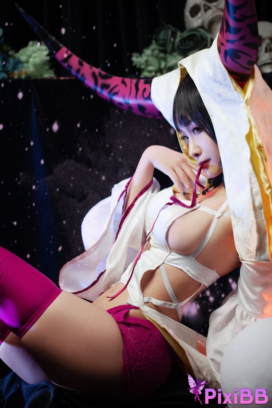 Cosplayer Luo Li LoLiSAMA FGO Sesshoin Kiara PixiBB.COM 017