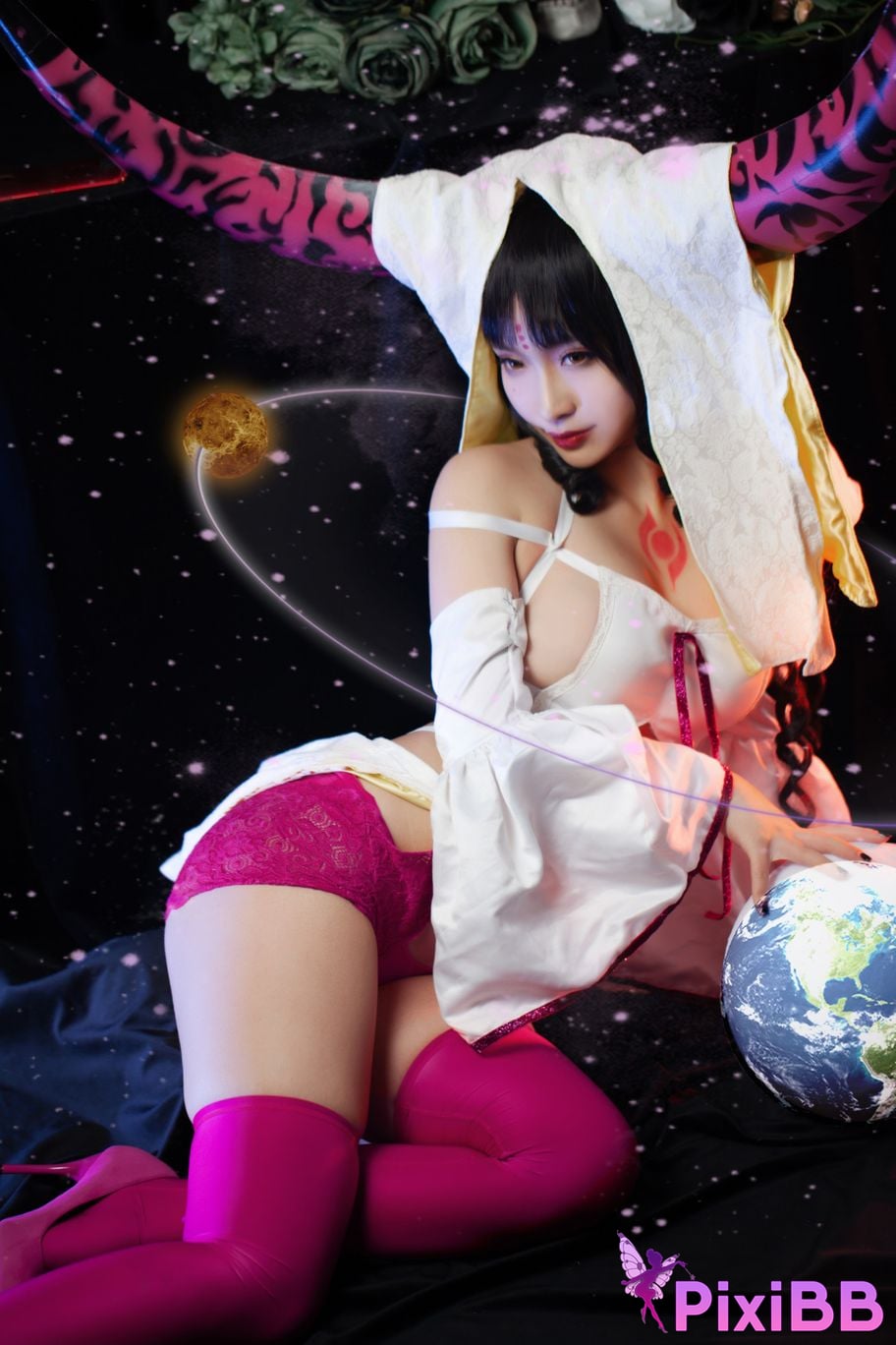 Cosplayer Luo Li LoLiSAMA FGO Sesshoin Kiara PixiBB.COM 019