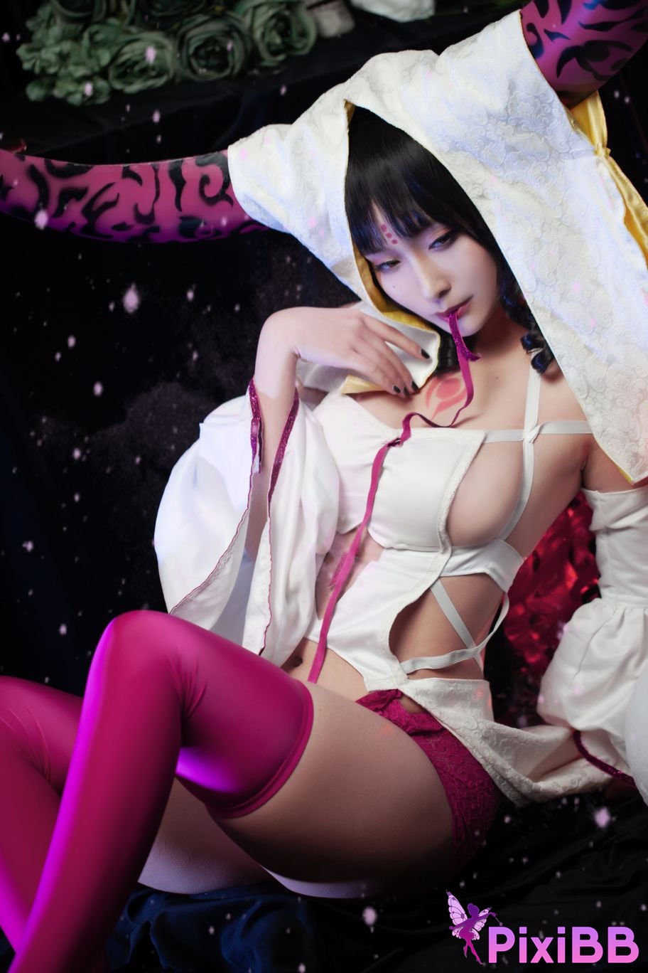 Cosplayer Luo Li LoLiSAMA FGO Sesshoin Kiara PixiBB.COM 020