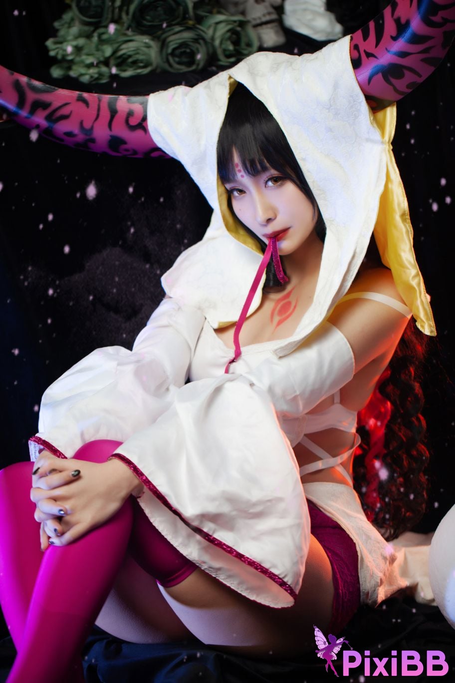Cosplayer Luo Li LoLiSAMA FGO Sesshoin Kiara PixiBB.COM 021