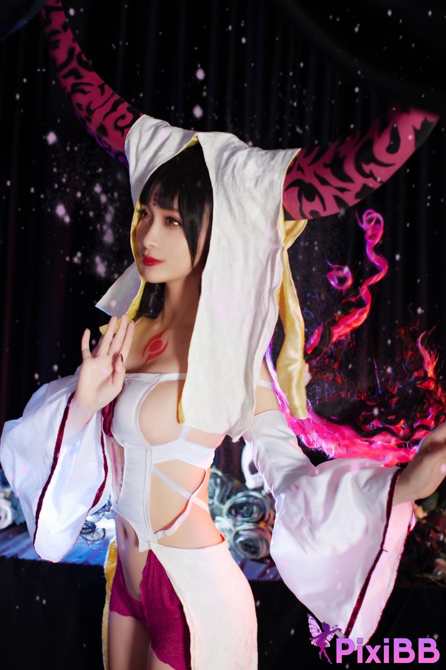Cosplayer Luo Li LoLiSAMA FGO Sesshoin Kiara PixiBB.COM 025