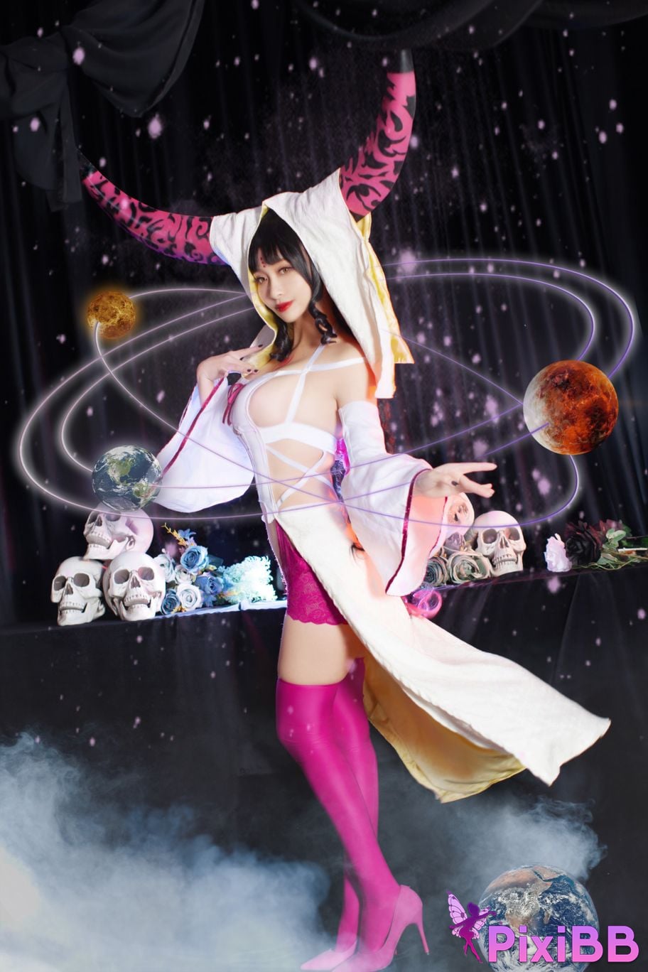 Cosplayer Luo Li LoLiSAMA FGO Sesshoin Kiara PixiBB.COM 026
