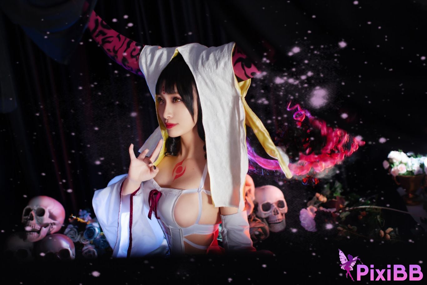 Cosplayer Luo Li LoLiSAMA FGO Sesshoin Kiara PixiBB.COM 027