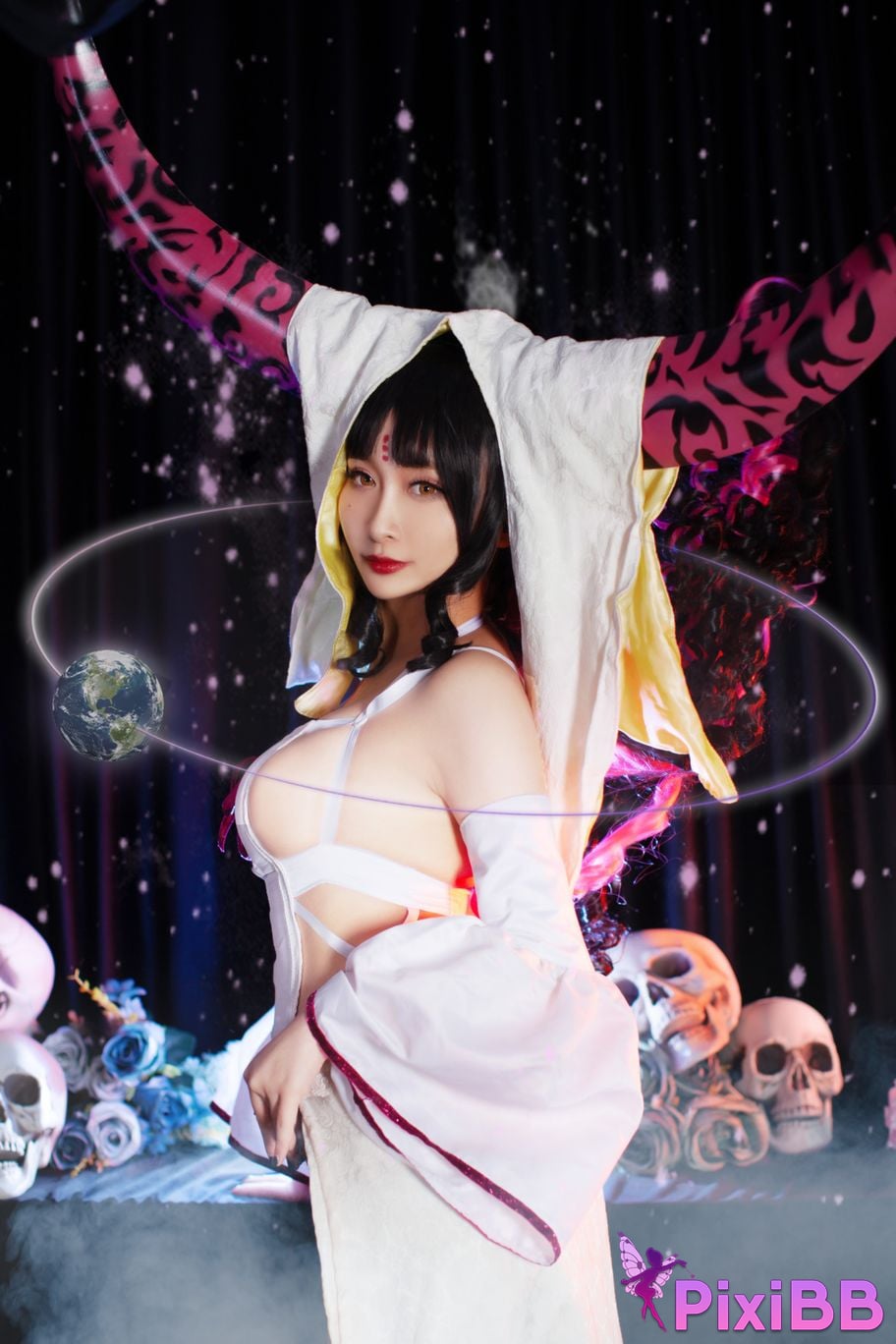 Cosplayer Luo Li LoLiSAMA FGO Sesshoin Kiara PixiBB.COM 028