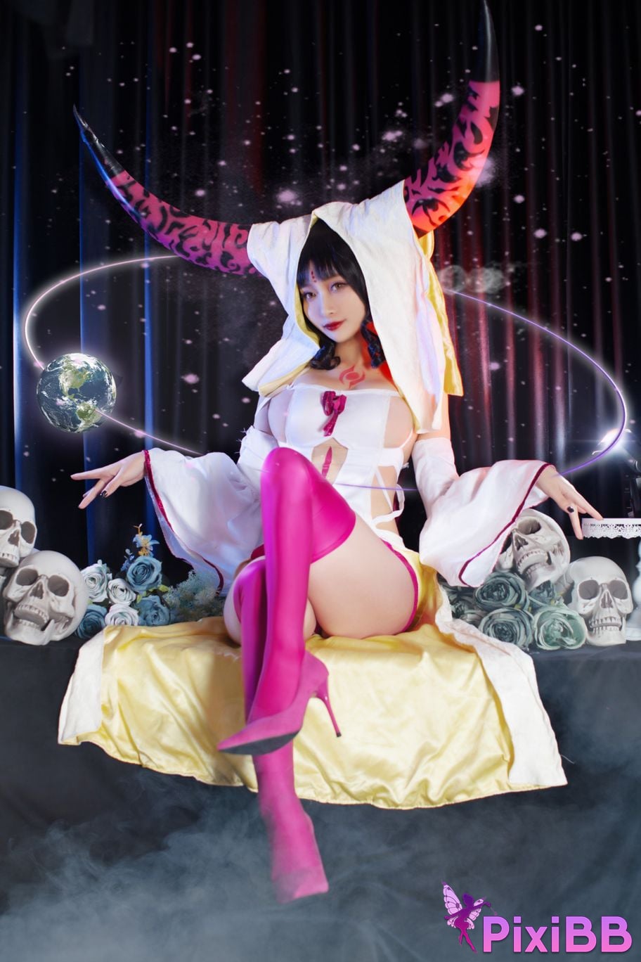 Cosplayer Luo Li LoLiSAMA FGO Sesshoin Kiara PixiBB.COM 030