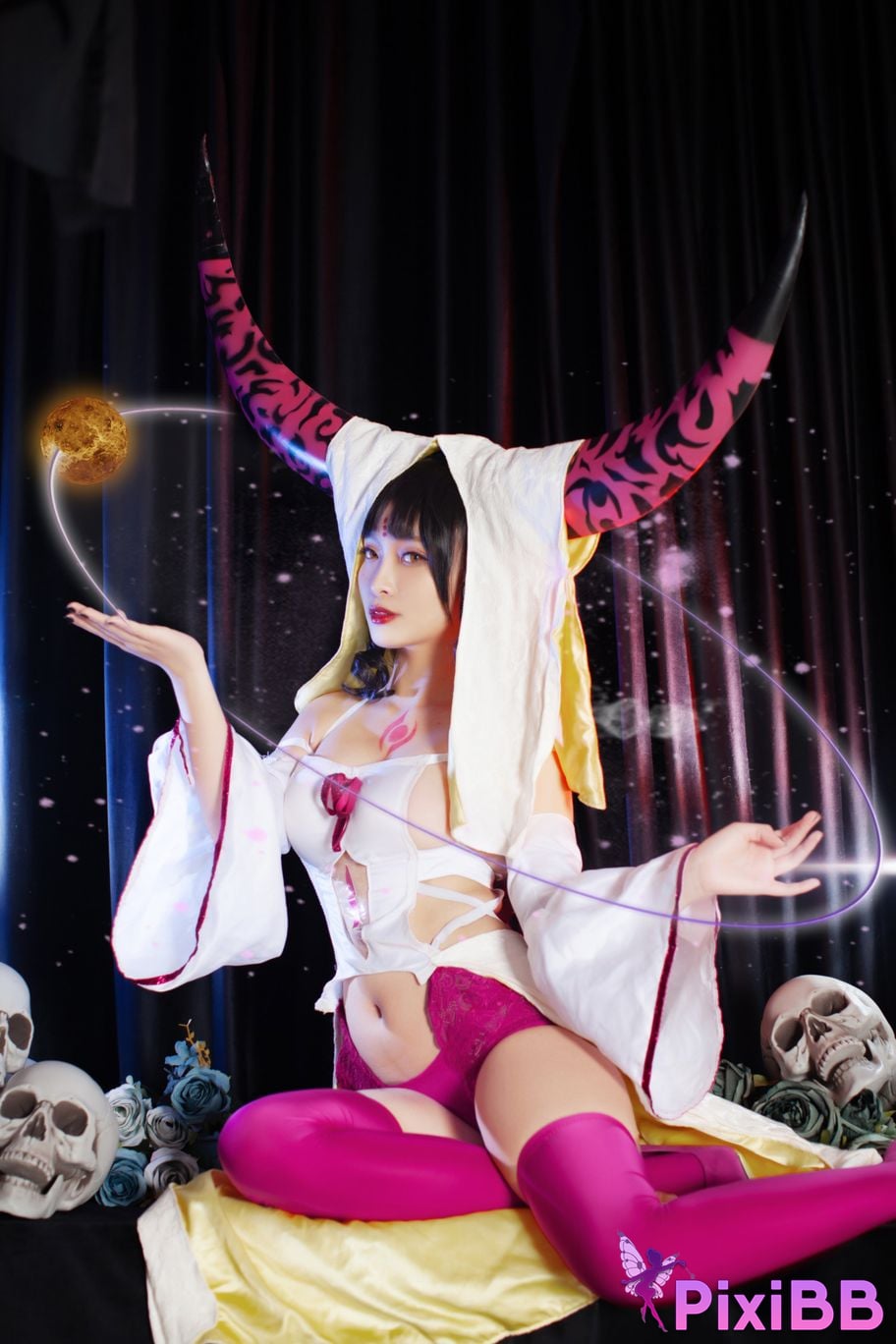 Cosplayer Luo Li LoLiSAMA FGO Sesshoin Kiara PixiBB.COM 032