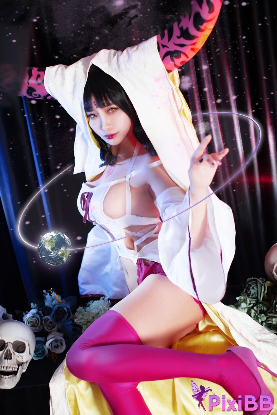 Cosplayer Luo Li LoLiSAMA FGO Sesshoin Kiara PixiBB.COM 039