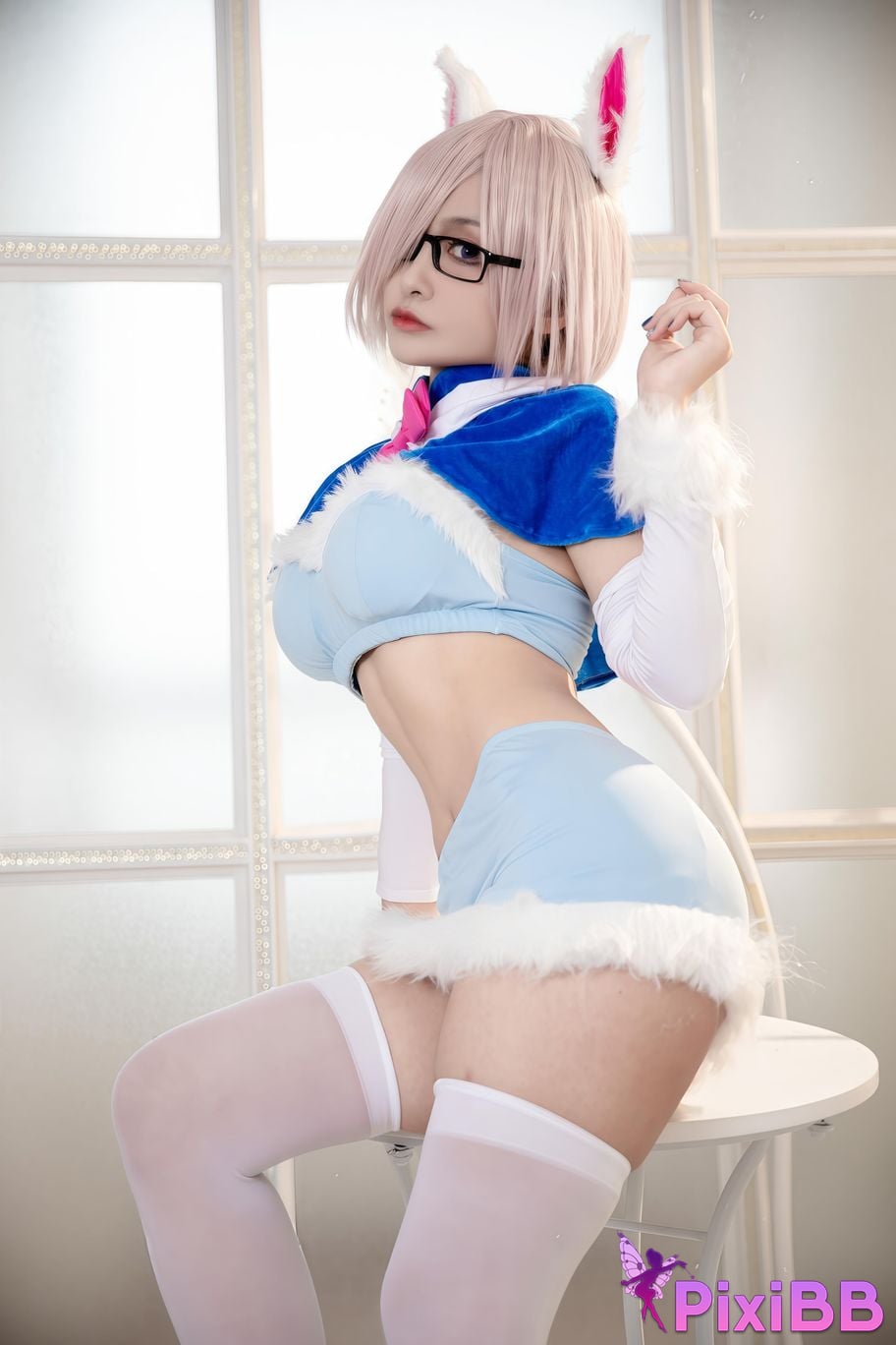 Cosplayer Luo Li LoLiSAMA Matthew Fufu Doujin ver PixiBB.COM 056