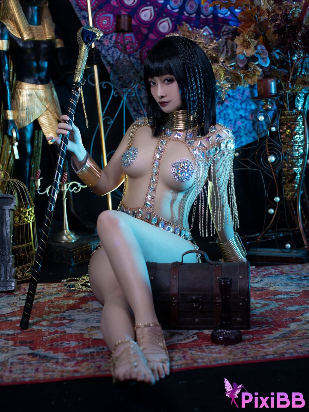 Cosplayer Luo Li LoLiSAMA cleopatra PixiBB.COM 011