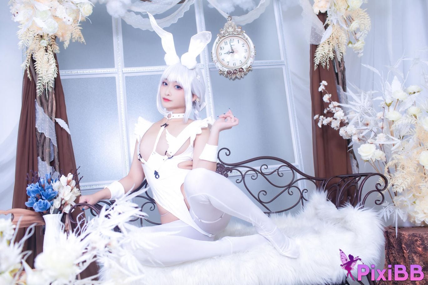 Cosplayer Luo Li LoLiSAMA azur lane Evil Bunny PixiBB.COM 014