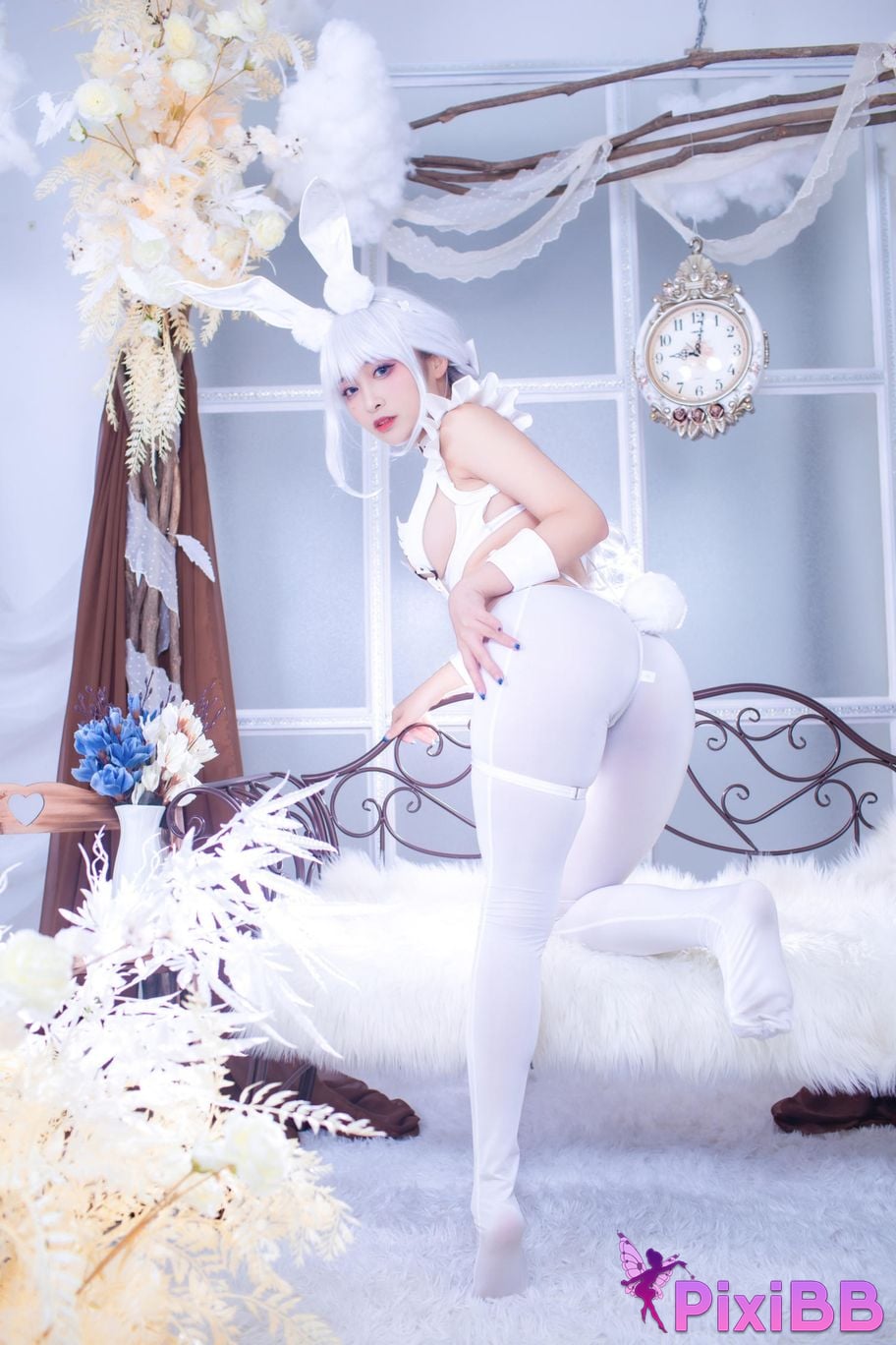 Cosplayer Luo Li LoLiSAMA azur lane Evil Bunny PixiBB.COM 019